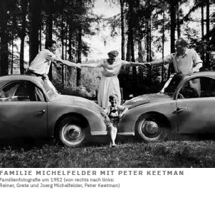 Familie Michelfelder mit Peter Keetman, Familienfotografie um 1952